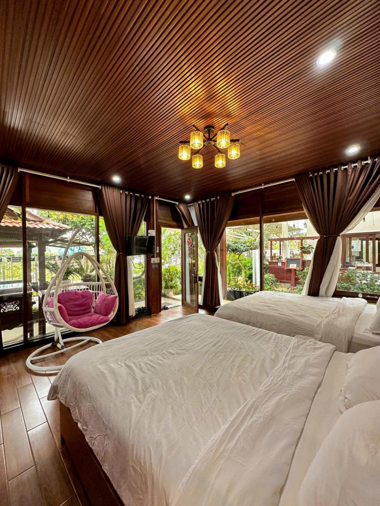 Vuon Tra Homestay Mang Den Kon Von Kla Экстерьер фото